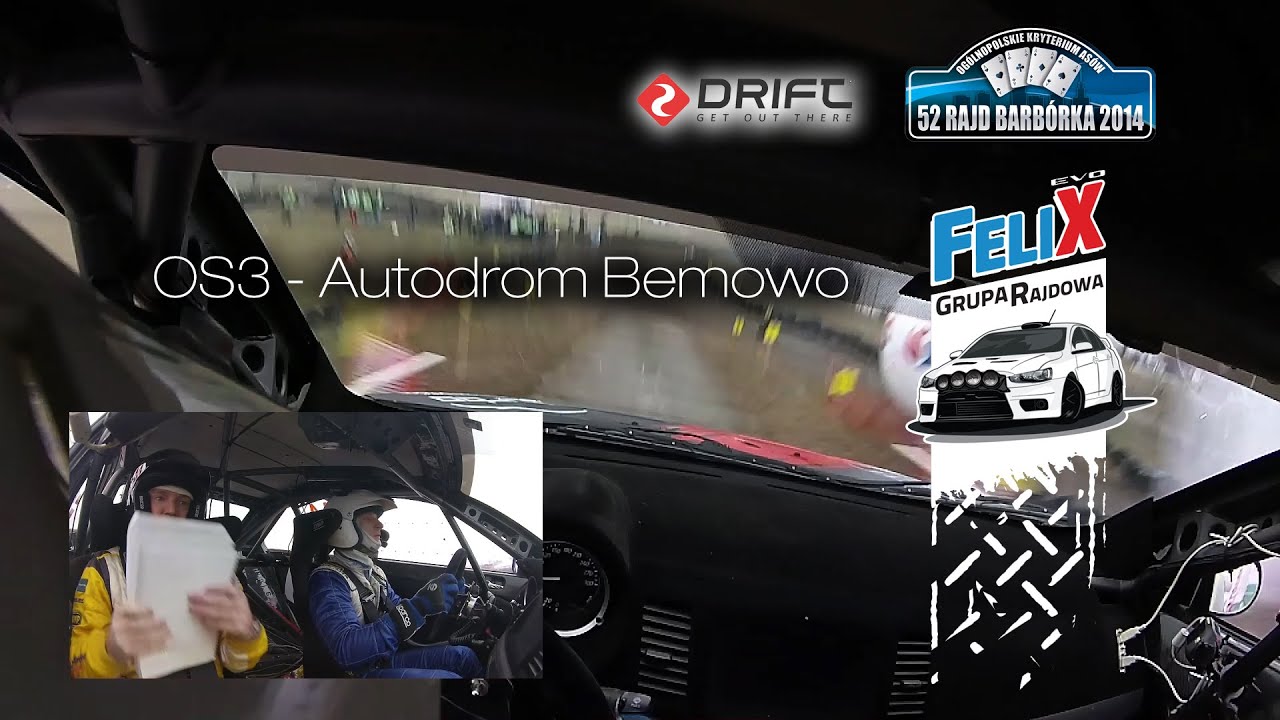 OS3 Autodrom Bemowo - 52 Rajd Barb&oacute;rka 2014 - Grupa Rajdowy Felix