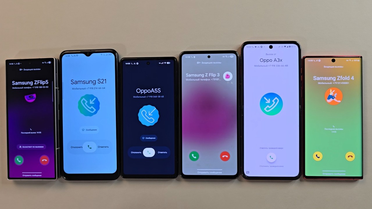 Guess Who Incoming call Google Pixel 6A TCL 30b Samsung Galaxy ZFold6 SamsungNote10 SamsungA53