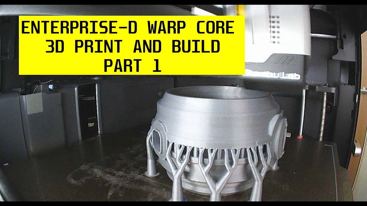 Star Trek Enterprise-D Warp Core Build - Part 1: Parts Overview