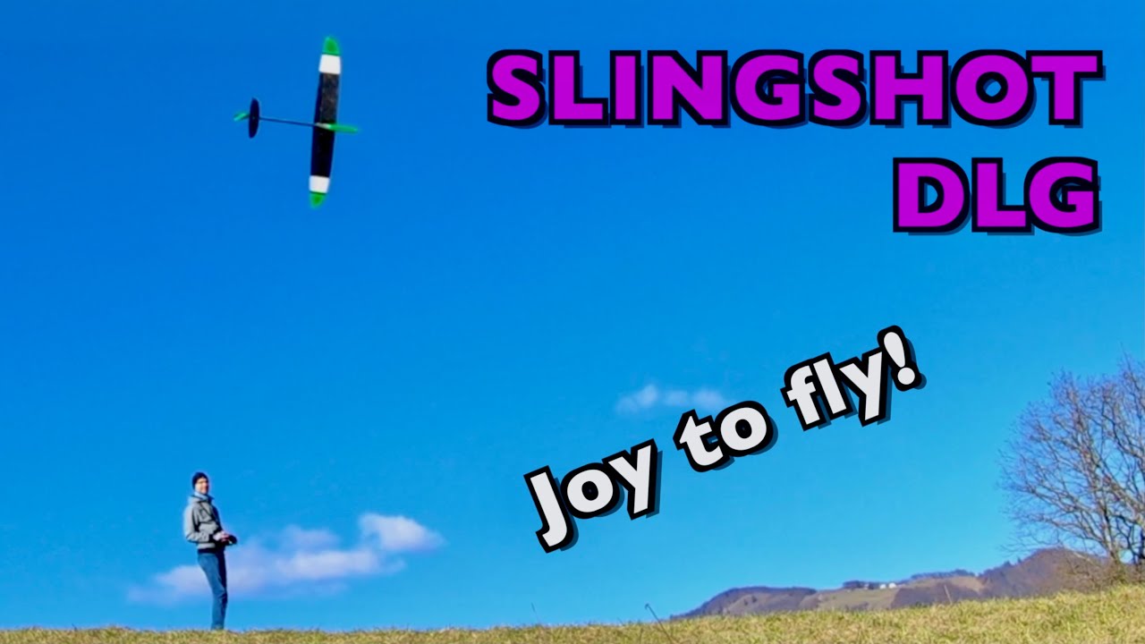 Slingshot DLG RC Glider - A Joyful Flight 😃🇸🇮
