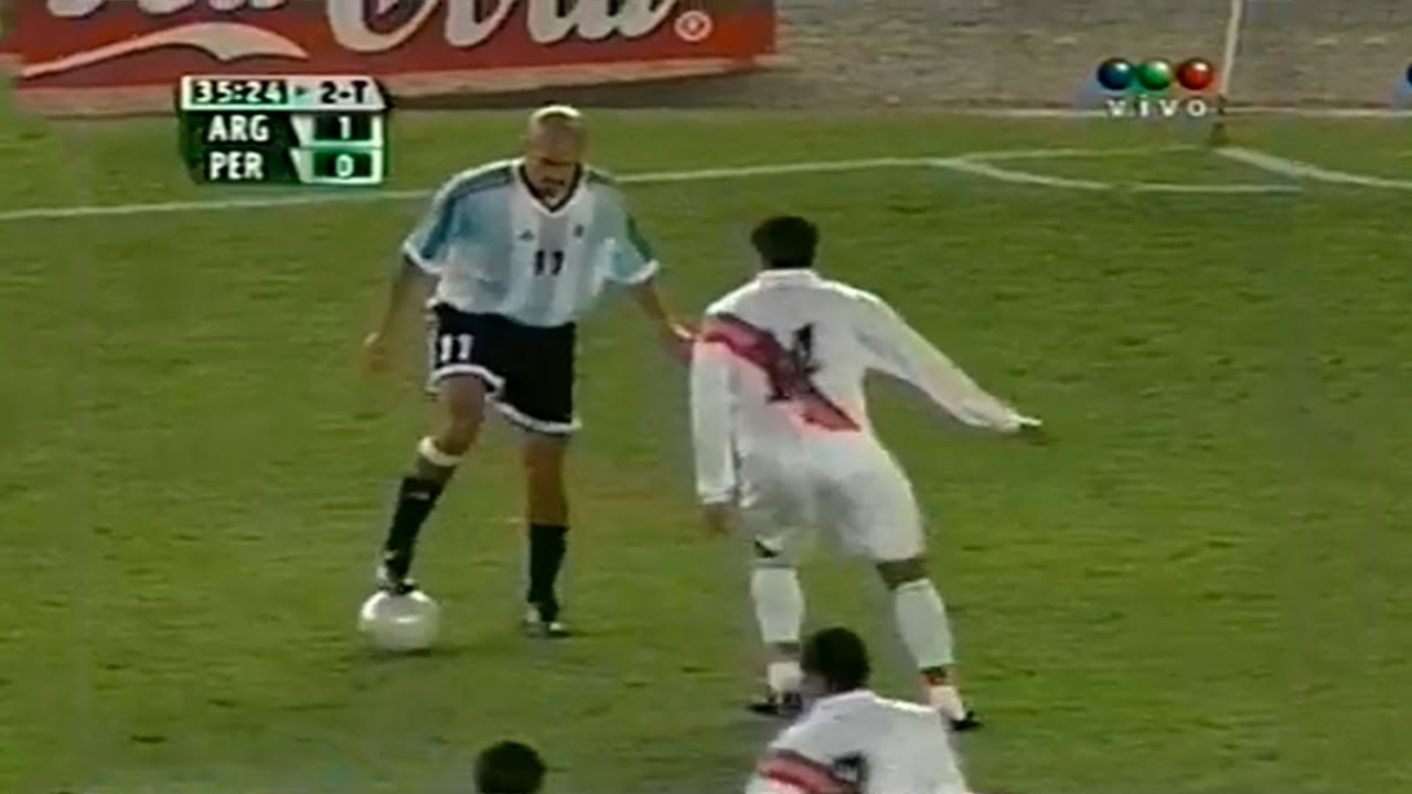 Show de Veron contra Peru (Eliminatorias Mundial 2002)