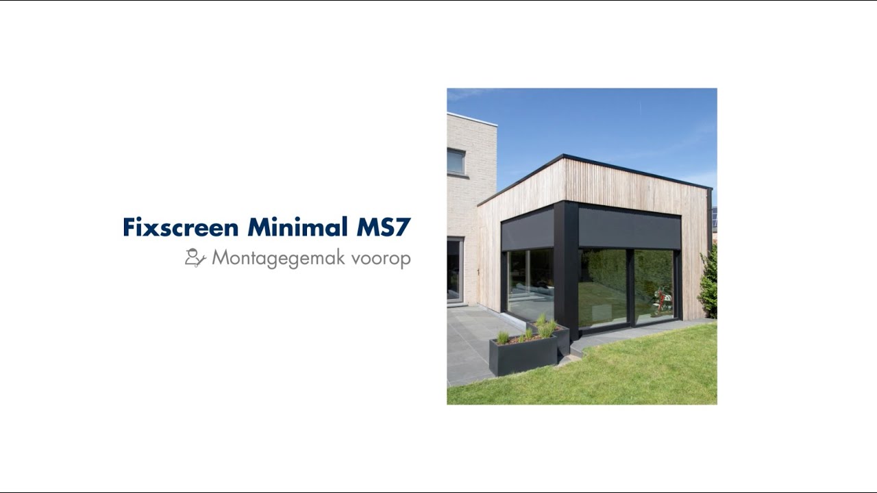 Fixscreen Minimal - Montagegemak voorop