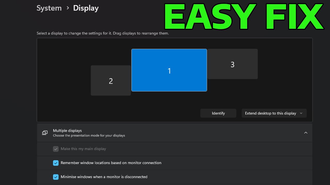 How To Fix Programs Opening on Second Monitor Instead of Main Monitor