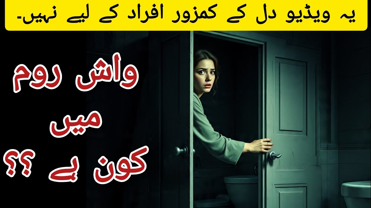 Washroom Main Kon Hai? | Raat 11 Baje Ki Khoofnak Kahani | Urdu Horror Story 