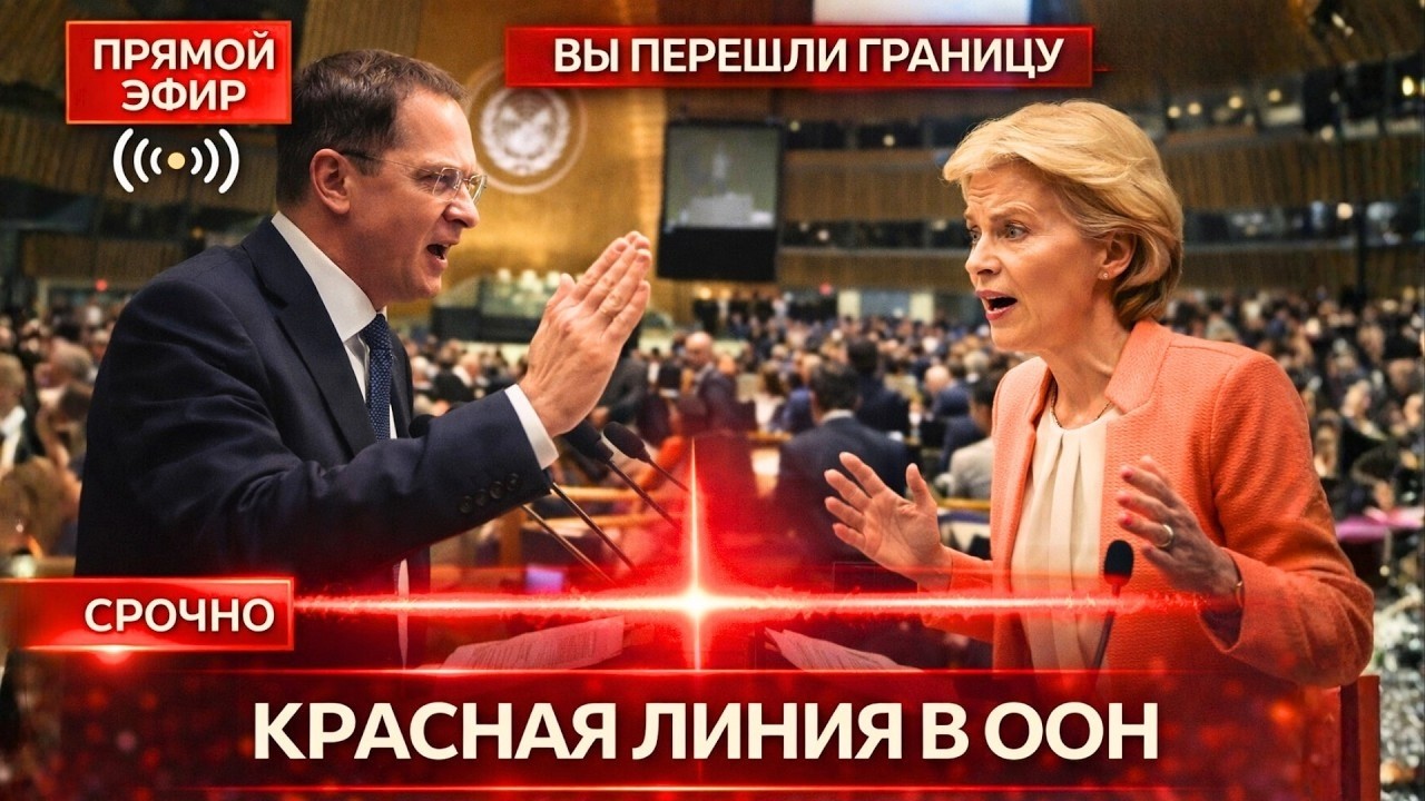 Урсула ОСКОРБИЛА Россию в зале ООН — и получила РАЗГРОМНЫЙ ответ от Мединского!