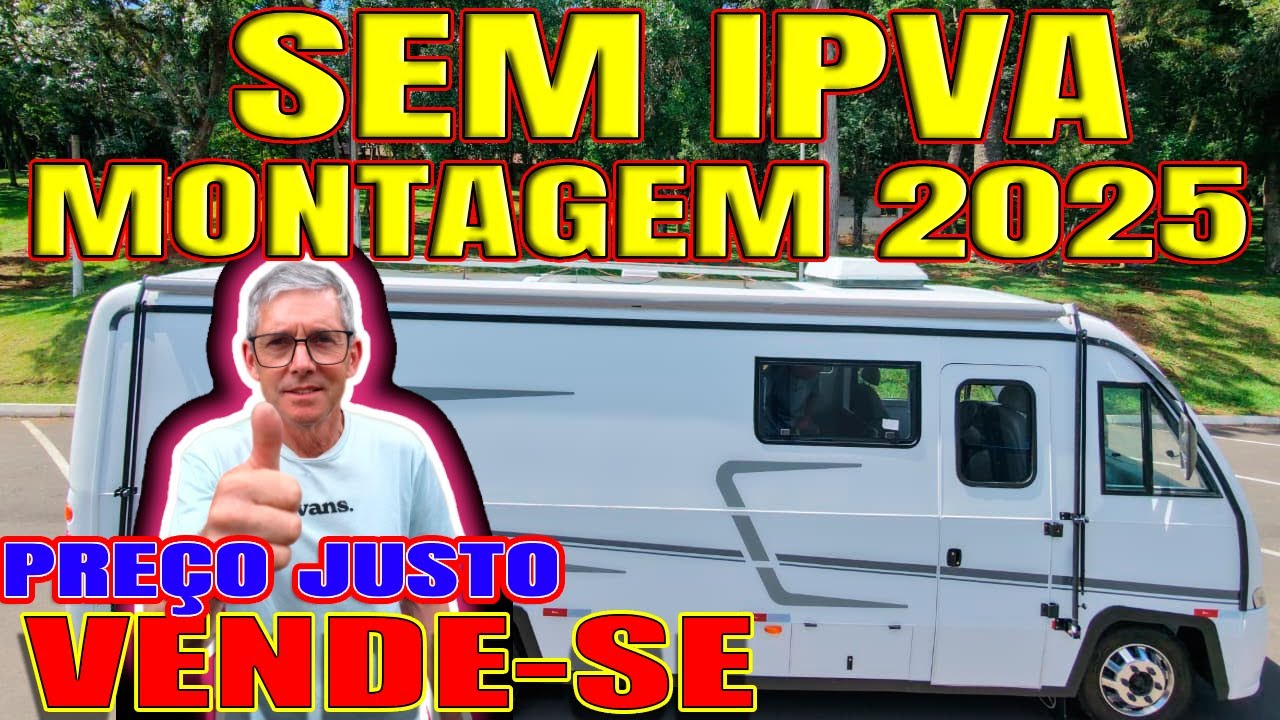 MOTORHOME A VENDA | MONTAGEM ZERO NÃO PAGA MAIS IPVA | VEJA NOS DETALHES E TIRE SUAS CONCLUSÕES