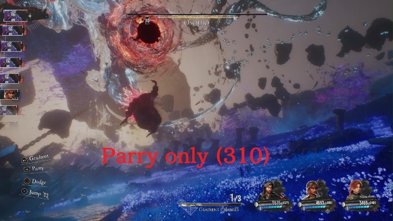 Osquio Full Fight NG+ Expert 160M HP Parry Only Hitless (No Attacking)