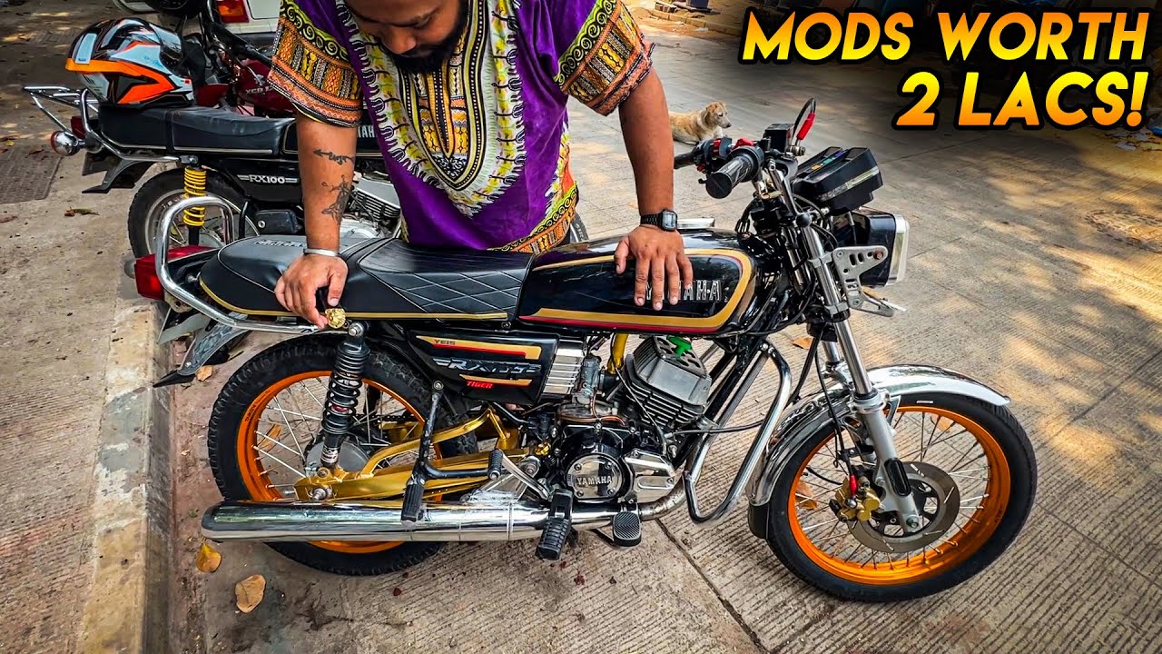LOADED YAMAHA RX135 WITH MODS WORTH 2 LACS 😱🔥