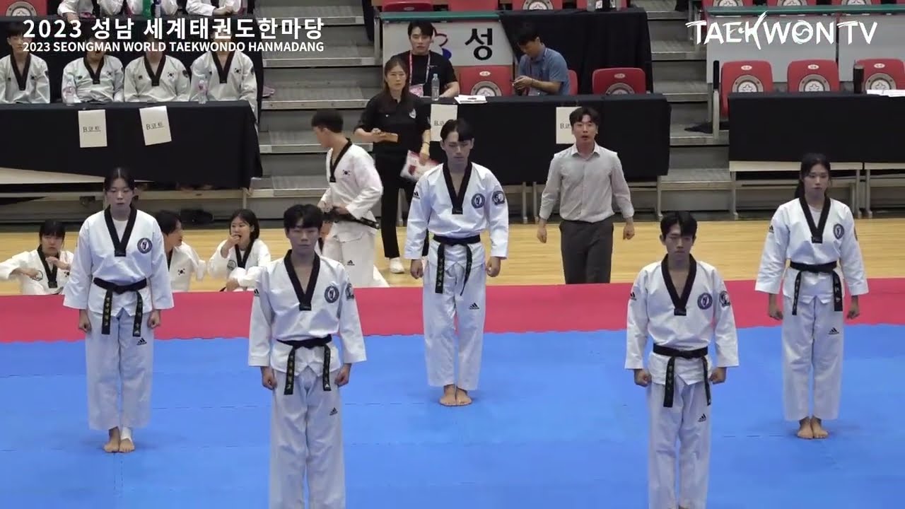 2023 성남 세계태권도한마당 창작품새 시니어 국내 1위 전주대학교 싸울아비