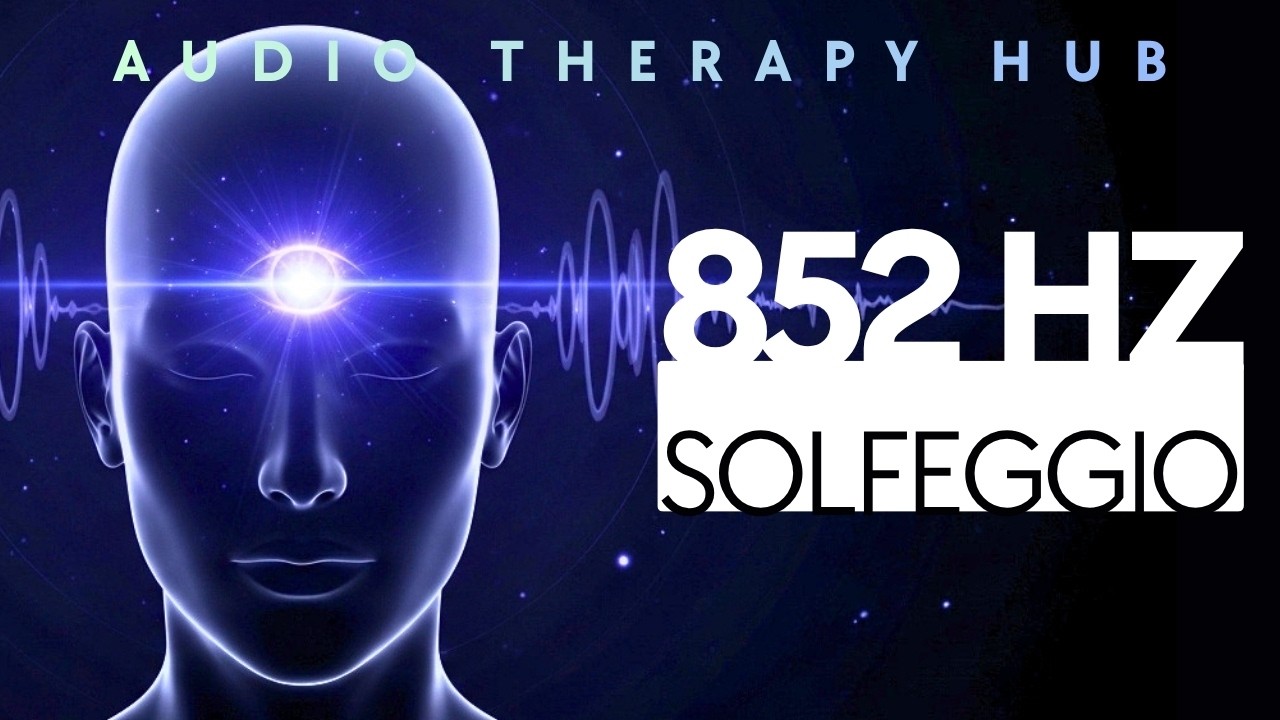 Reconnect with Your Higher Self | 852 Hz Solfeggio Frequency Third Eye Opening| 8 Hours Black Screen