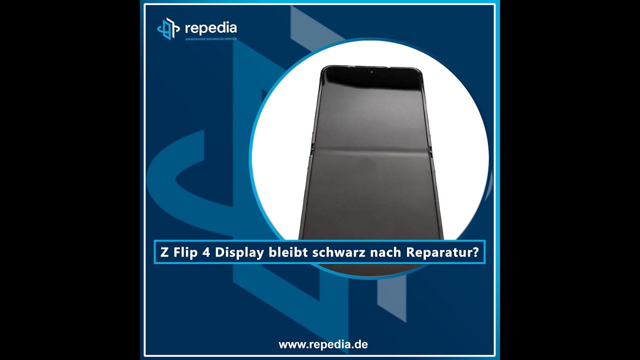 Samsung Z Flip 4 bleibt schwarz nach Display Reparatur Bildschirm-Wechsel
