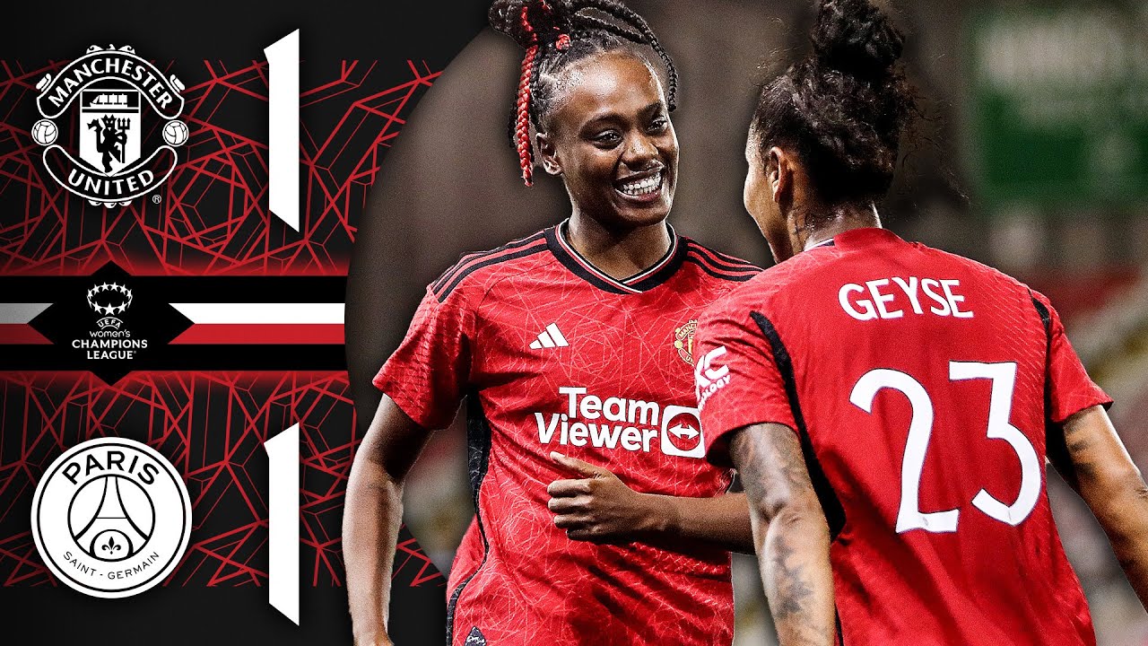 All To Play For! 👏 | Man Utd 1-1 PSG | Women's Champions League Highlights