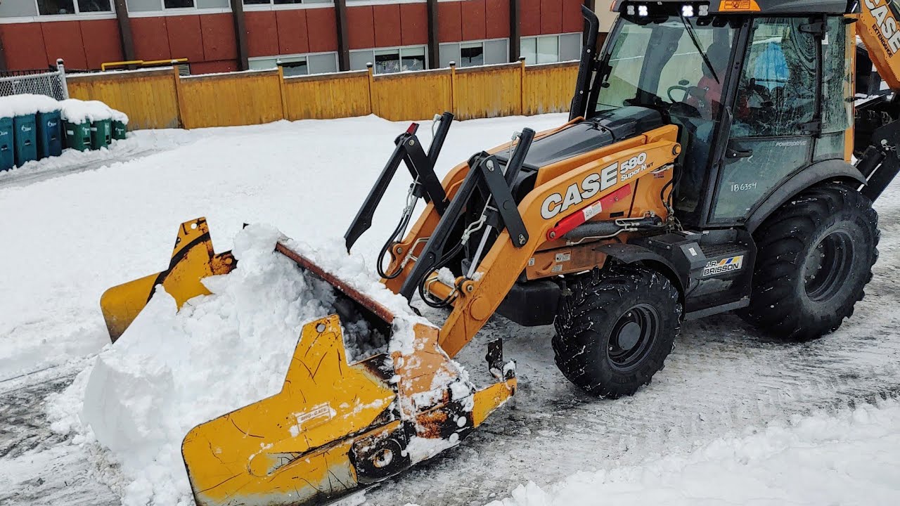 Case Backhoe Spin-O-Rama Snow Plow