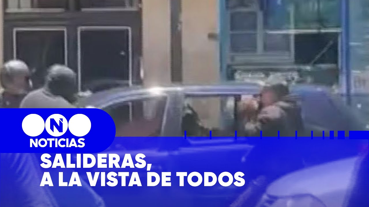 SALIDERAS BANCARIAS: DOS ATAQUES de MOTOCHORROS en pleno CENTRO PORTEÑO - Telefe Noticias