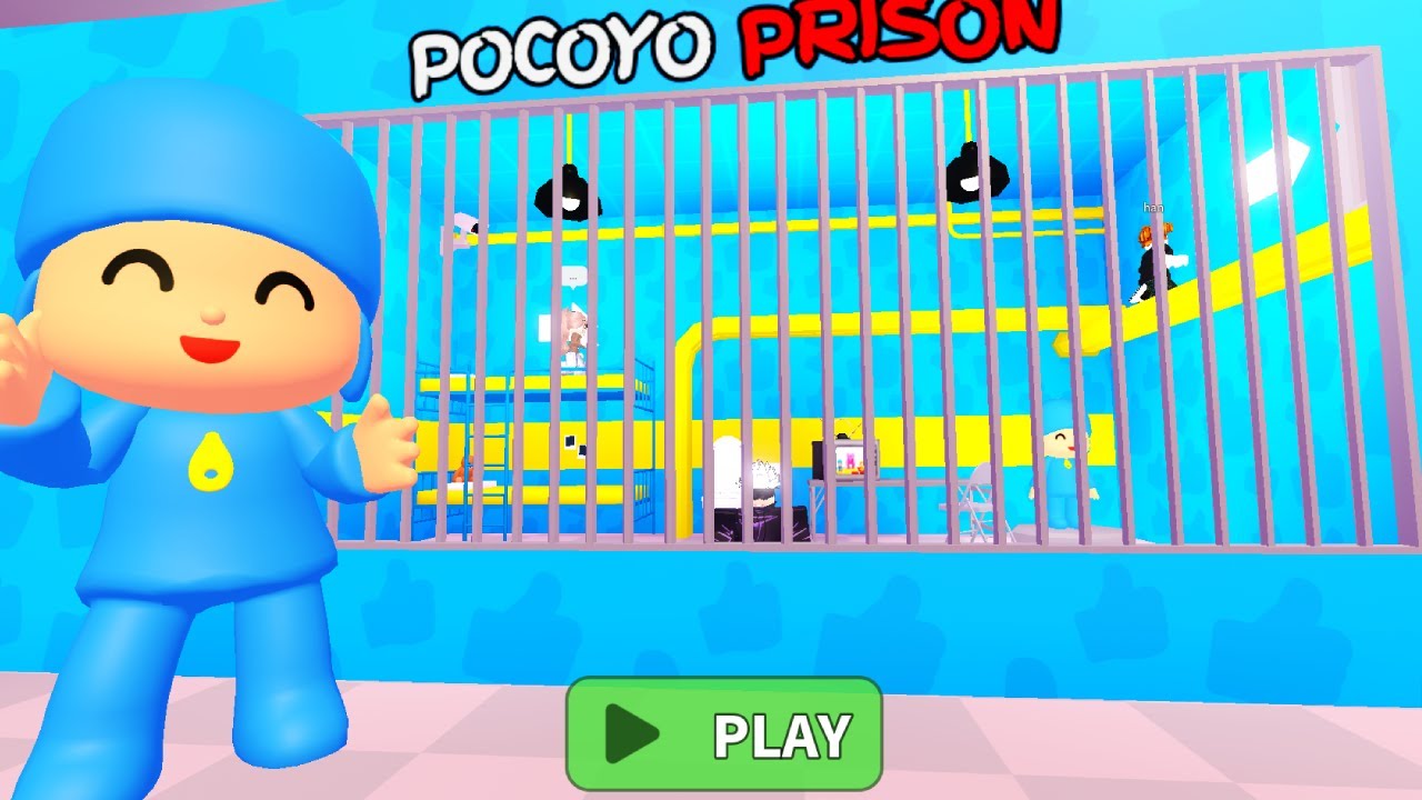 POCOYO PRISON RUN! Obby roblox! Gameplay Walkthrough.No commentary (Roblox)