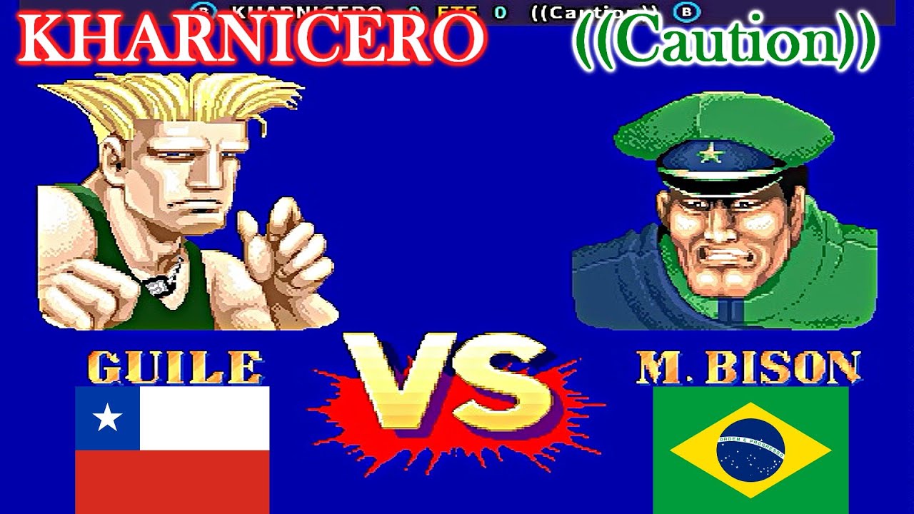 Street Fighter II': Champion Edition - KHARNICERO vs ((Caution)) FT5