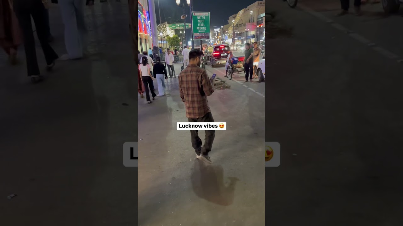 Lucknow night vibes 😍 #lucknow #lucknowcity #nightlife
