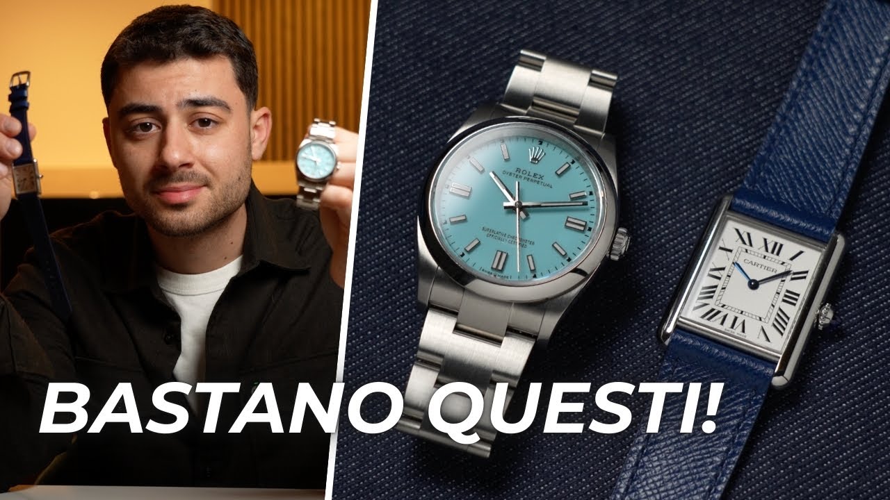 La Collezione Perfetta con 2 Orologi? Rolex Oyster Perpetual e Cartier Tank