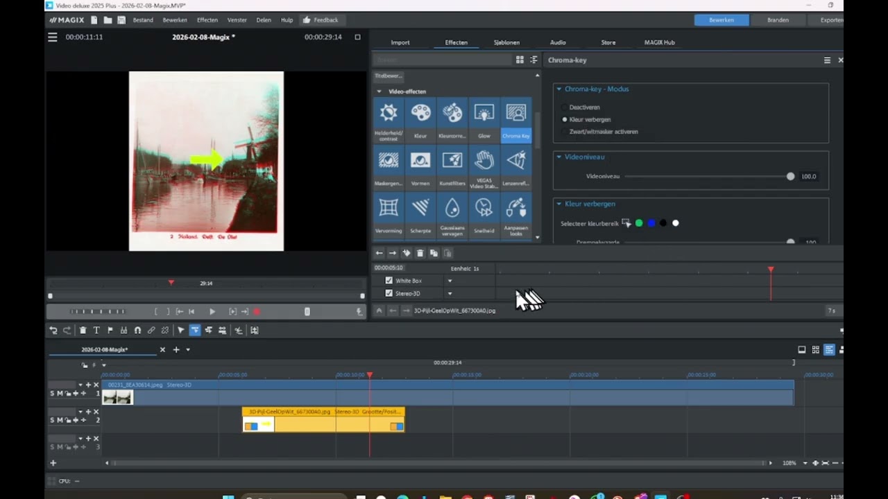 Keees Magix Instructie: Chroma Key in Magix Video de Luxe 2025.