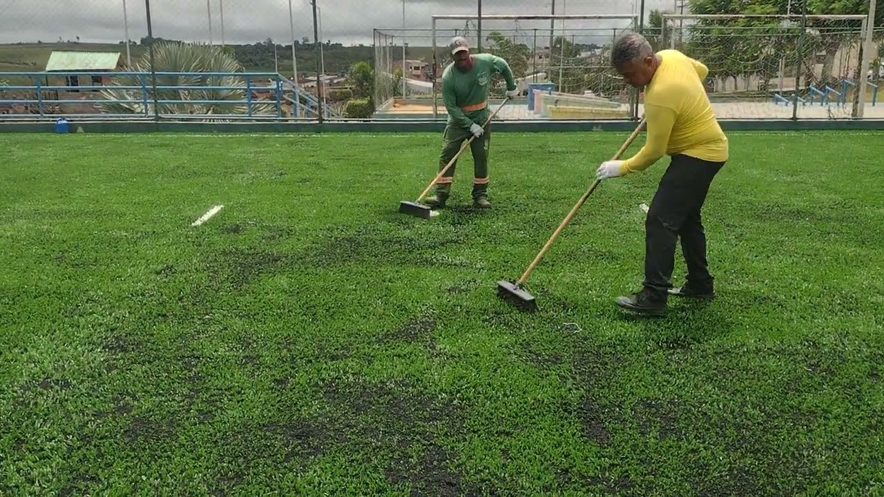 Mais um campo society em fase final a grama utilizada foi a de 50mm fibrilada Premium 