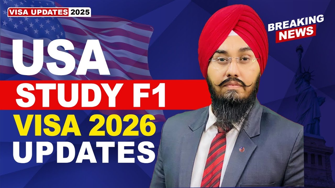 USA 🇺🇸 STUDY F1 VISA 2026 UPDATES | STUDY VISA UPDATES 2025 | USA CANADA UK