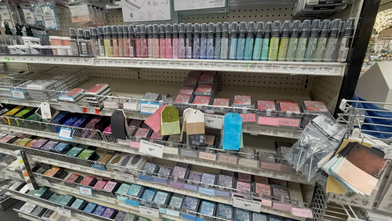 Shop With Me @ Craft Warehouse / BEST PLACE FOR TIM HOLTZ INKS 