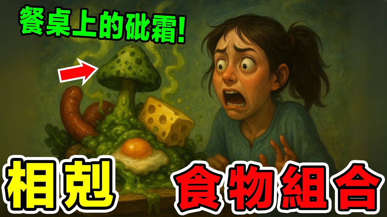 10對&ldquo;相剋&rdquo;的食物組合，看似營養實則相殺，第一對竟是早餐標配！#食物相剋#食物搭配禁忌#飲食誤區#營養相殺