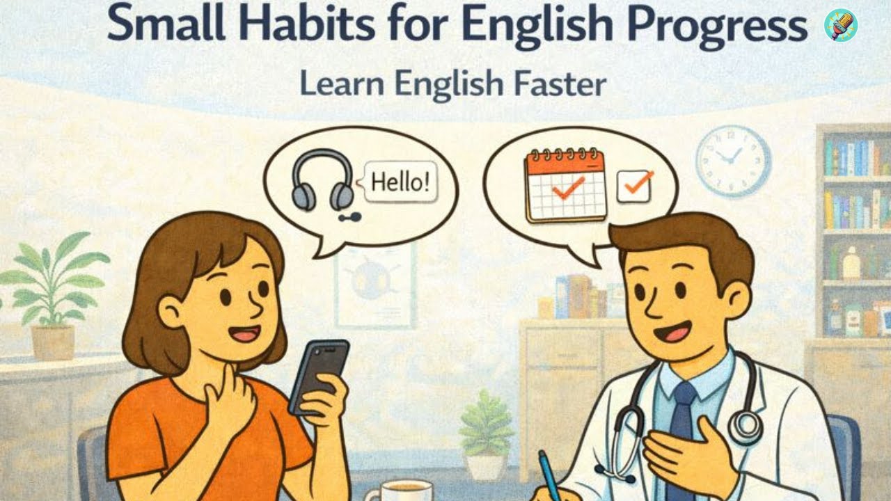 Small Habits for English Progress | Learn English Faster