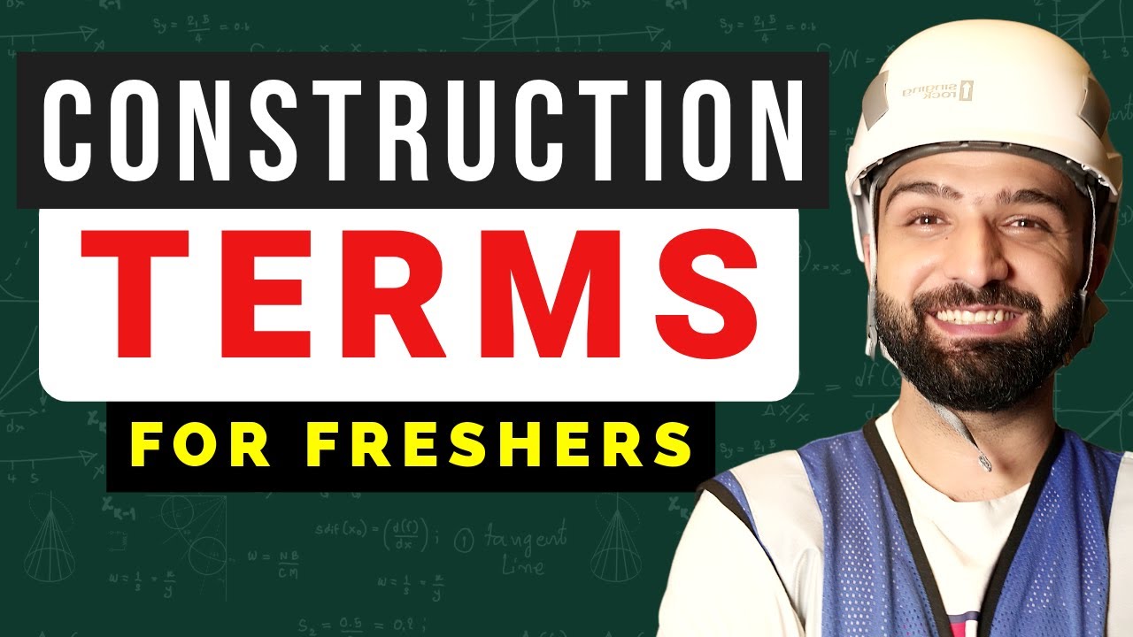 Basic Construction Terms that you MUST know (27 Terms in 14 Minutes)