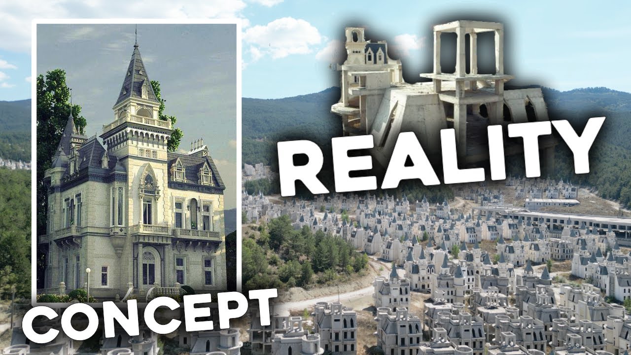 Weirdest Lost Place In Turkey – The Abandoned Disney Castle Village Burj Al Babas