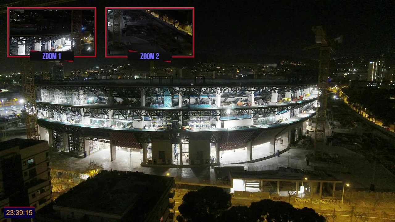 Emissi&oacute; en directe 4K! 31/03/26 de Las Obras del Camp Nou!