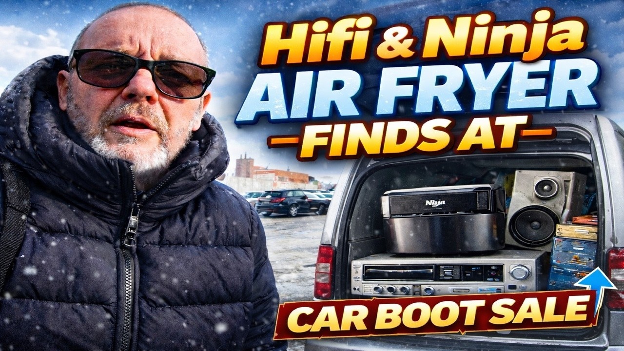 Пожилой мужчина приобрел несколько неплохих Hi-Fi-аксессуаров на распродаже подержанных вещей в Т...