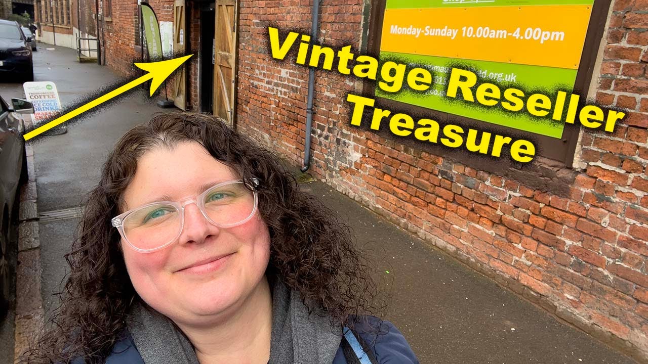 Vintage Reseller Treasure at this Charity Shop |  Larger than usual UK Charity Shop