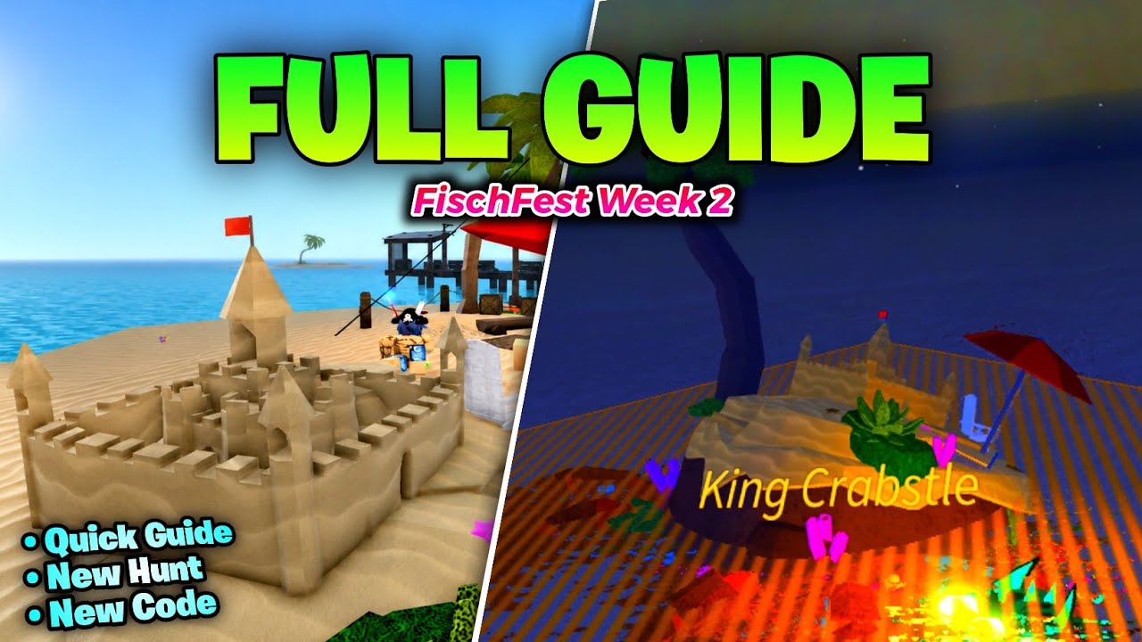 Full Guide to New Fischfest Update (King Crabstle, New Code, etc)