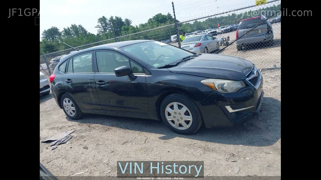 2015 Subaru impreza 2.0i JF1GPAA62F8231436