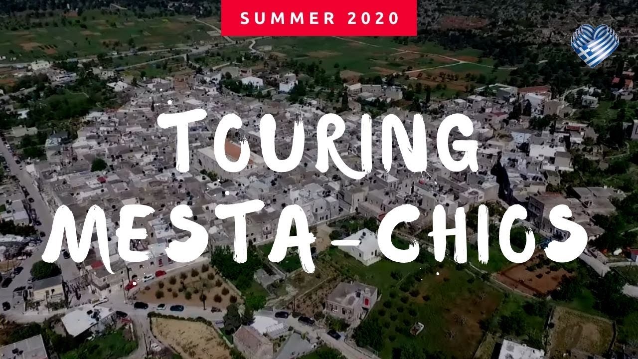 Mesta unique village in Chios in 4K