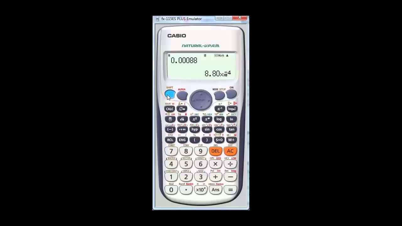 Mr. F, casio fx115es plus, S-D Button