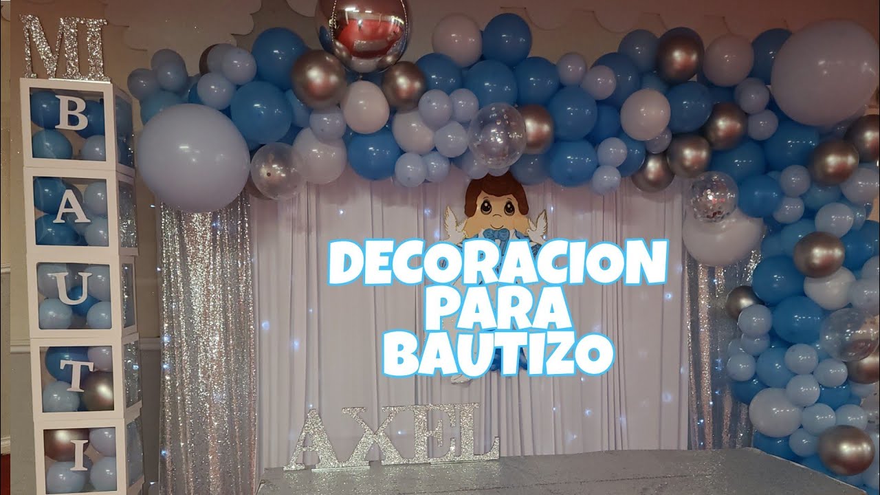 decoracion para bautizo