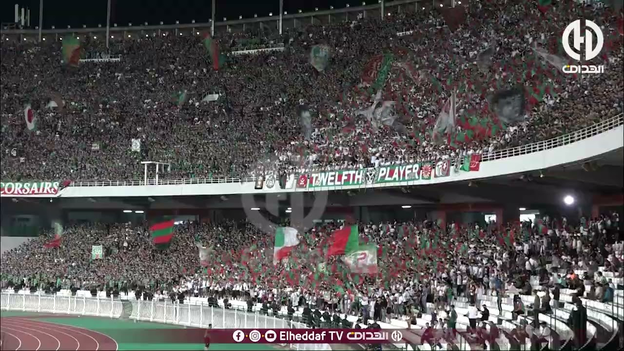 أجواء رائعة صنعتها جماهير المولودية بـ مدرجات ملعب 5 جويلية
