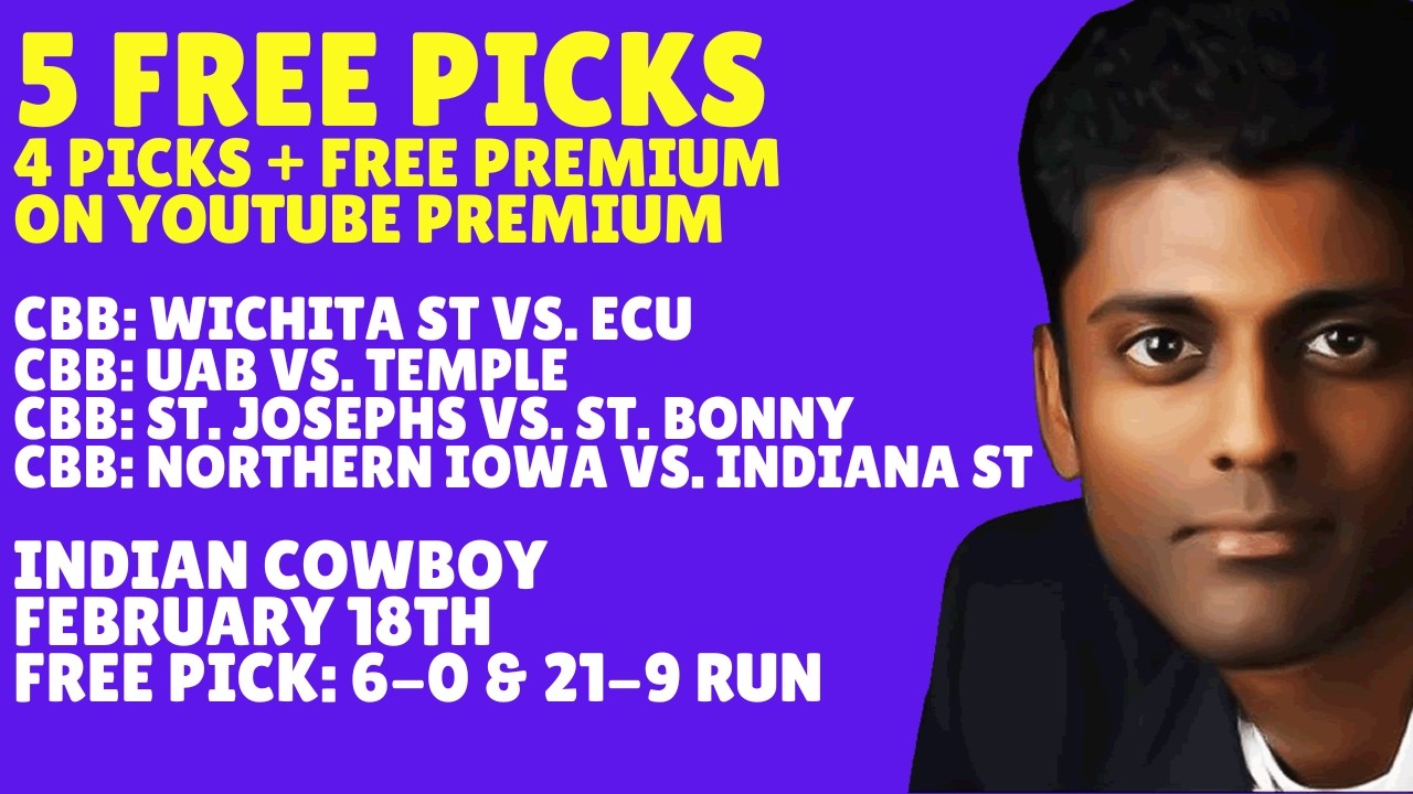 Wednesday College Basketball Picks Predictions Best Bets 02/182026 Indian Cowboy Picks Predictions