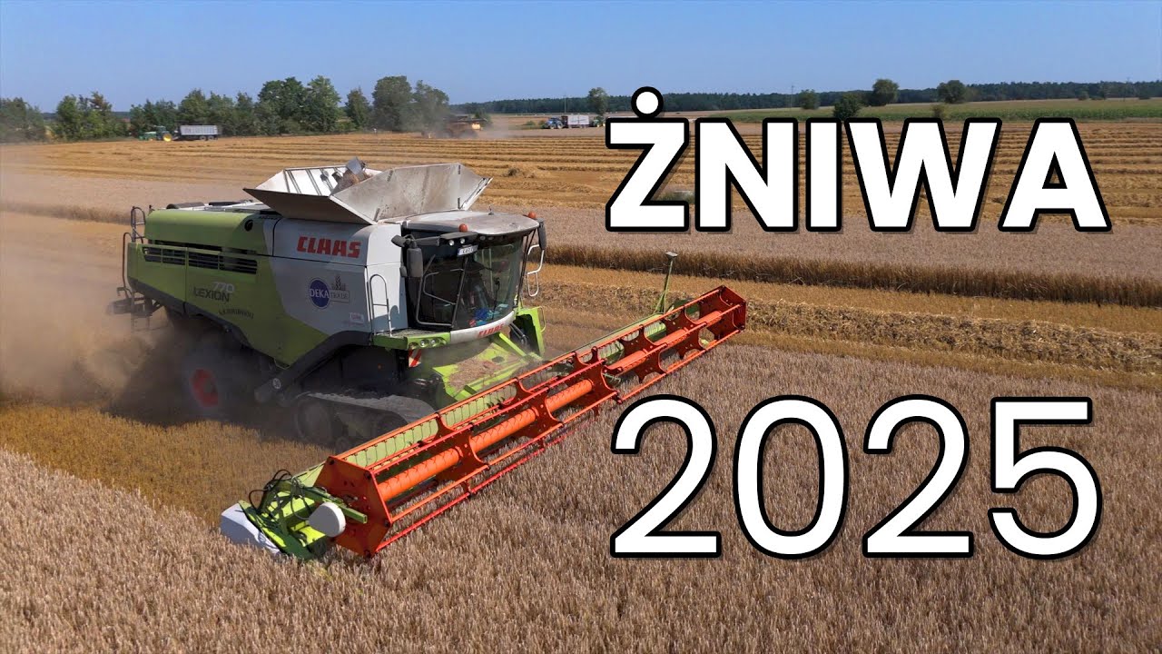 Żniwa 2025 w powiecie wągrowieckim