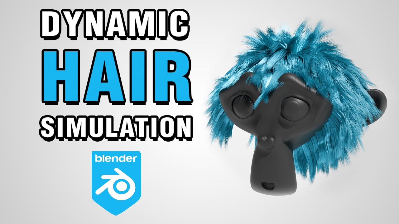 Dynamic Hair Simulation Blender 4.0 Tutorial!