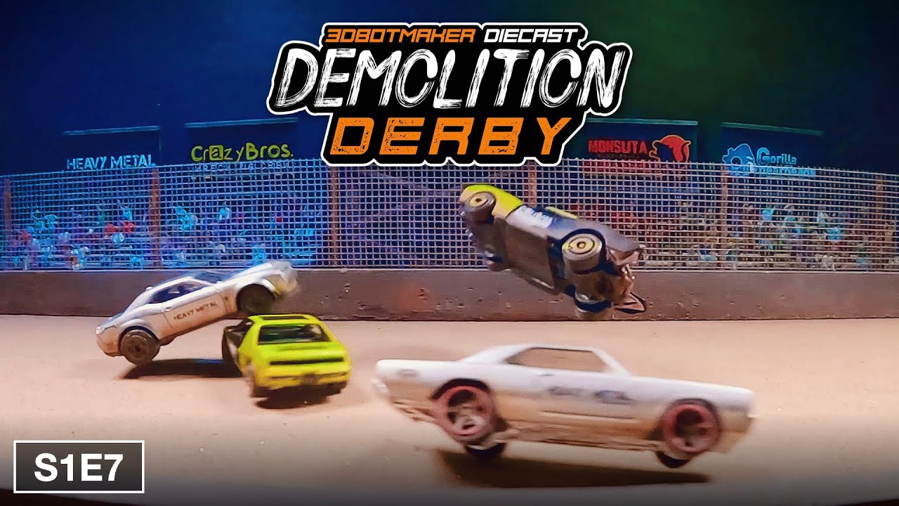 Diecast Demolition Derby S1E7 &mdash; Соревнование по автокатастрофам