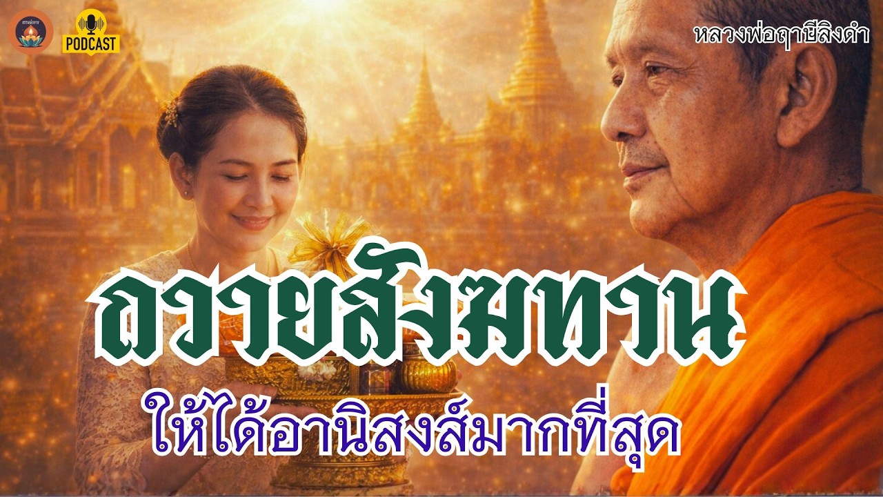 หลวงพ่อฤาษีลิงดำตอบปัญหาธรรม : การถวายสังฆทาน ที่มีอานิสงส์มากที่สุด