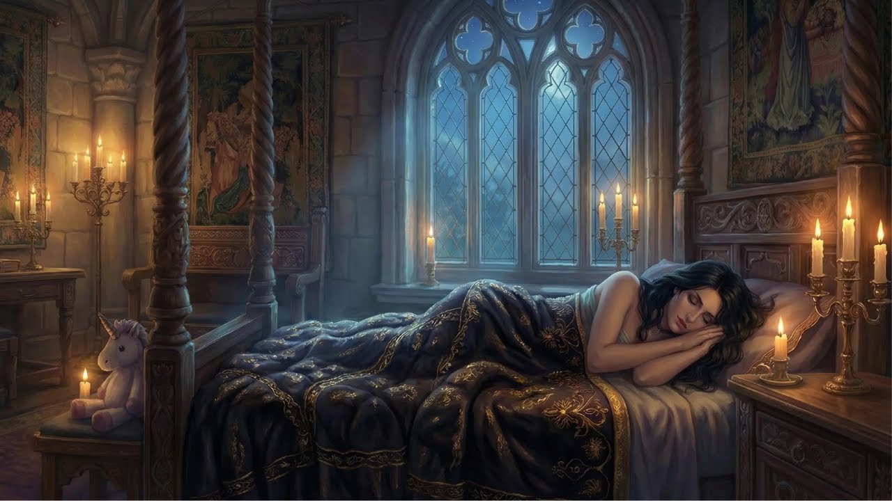 Sleep with Yennefer of Vengerberg | Aretuza Night Ambience for Deep Sleep (2 Hours)