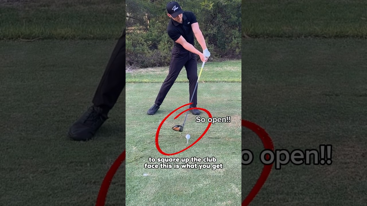 THIS is why your club face is so OPEN!! 🚫🤯 #golf #golftips #golfswing
