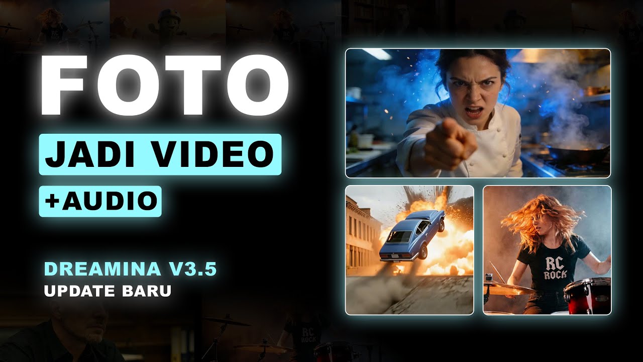 GILA! Ini Dia Cara Membuat Video AI dengan Suara - Dreamina video 3.5 Pro (AI design)
