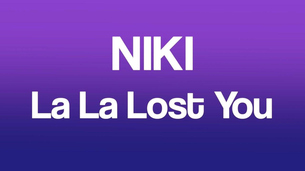 NIKI - La La Lost You (Acoustic Version) - Acoustic Karaoke