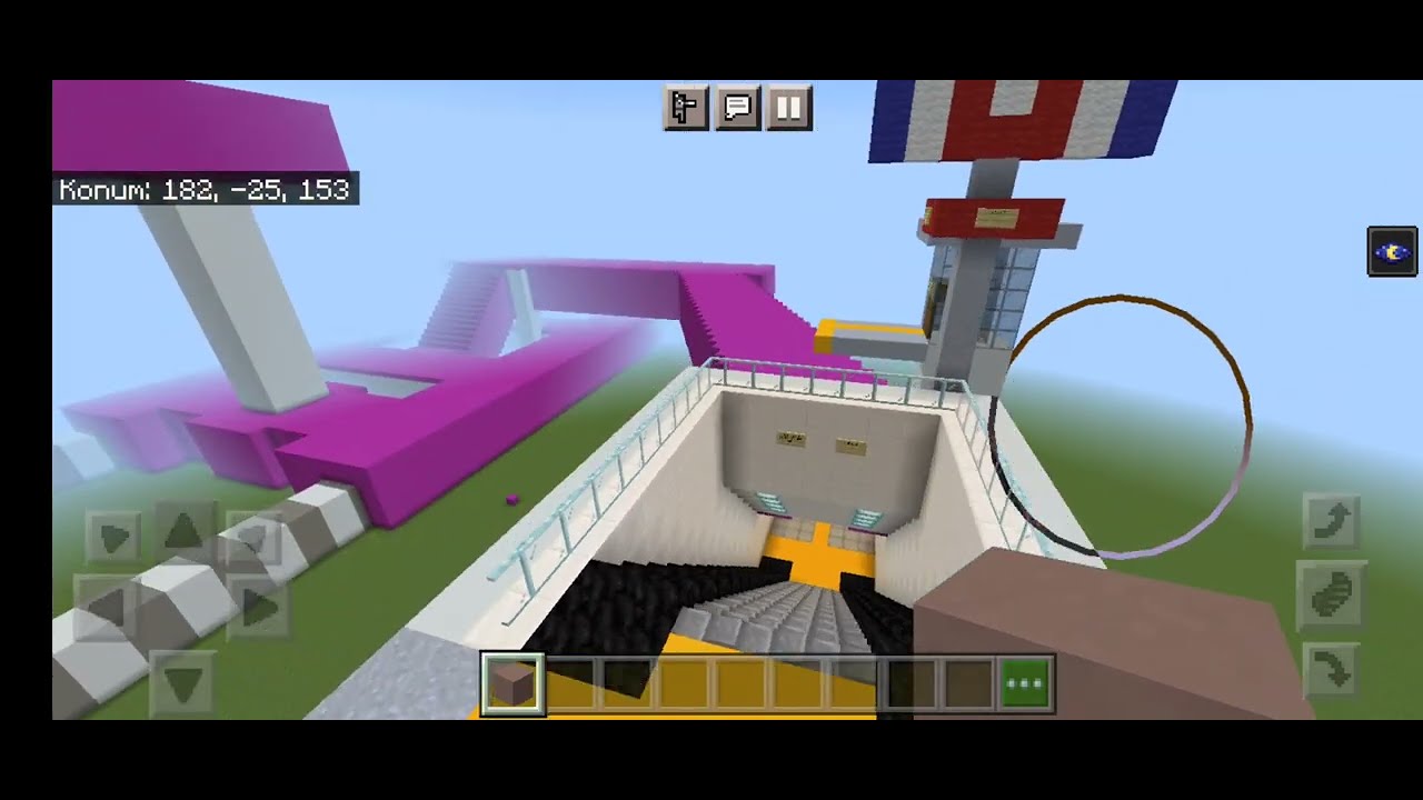 M4 ve M10 Tavsantepe Ve pendik Sabiha Gökçen Havalimanı Metro Hattı Minecraft Gezi Turu