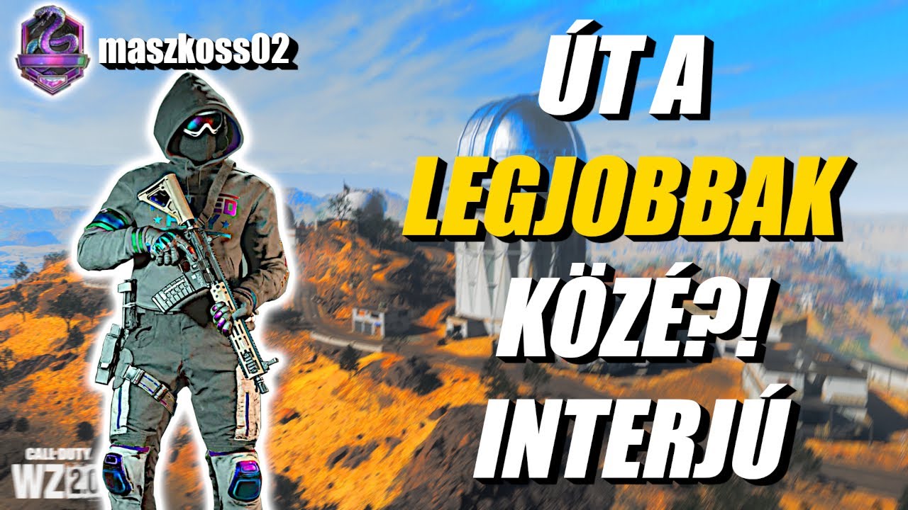 INTERJ&Uacute; EGY WARZONE PRO-VAL - maszkoss02 | A LEGJOBB MAGYAR RANKED PLAYER?